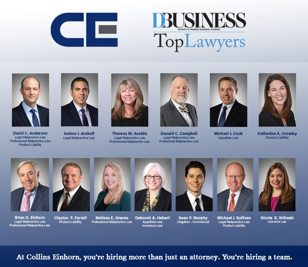 Thirteen Attorneys Listed As 2023 “Top Lawyers” By DBusiness – Collins ...